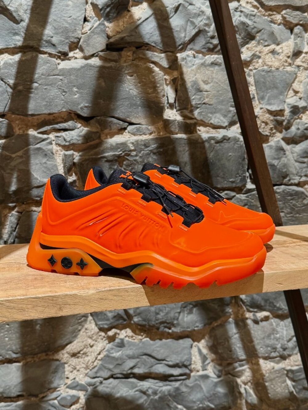 Louis Vuitton 2021 Millenium Orange Black Sneakers